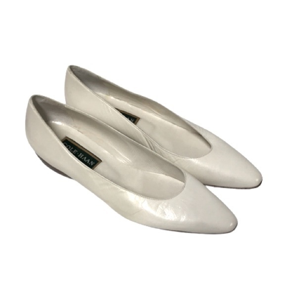 Vintage COLE HAAN Sand/Beige Leather Shoes - Picture 2 of 7